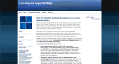 Desktop Screenshot of lalegalstrategy.typepad.com