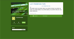 Desktop Screenshot of lucypindersextape2.typepad.com