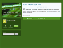Tablet Screenshot of lucypindersextape2.typepad.com