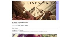 Desktop Screenshot of lindseybelle.typepad.com