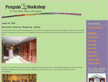 Tablet Screenshot of penguinbookshop.typepad.com
