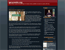 Tablet Screenshot of garycombs.typepad.com