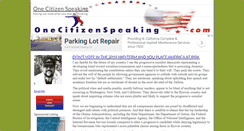 Desktop Screenshot of onecitizenspeaking.typepad.com