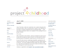 Tablet Screenshot of projectchildhood.typepad.com