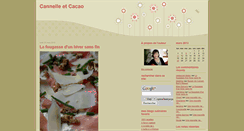 Desktop Screenshot of cannelleetcacao.typepad.com