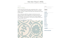 Desktop Screenshot of nothevicarswife.typepad.com