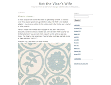 Tablet Screenshot of nothevicarswife.typepad.com