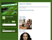 Tablet Screenshot of meganfoxwallpapertrue.typepad.com