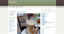 Desktop Screenshot of bigmatty.typepad.com