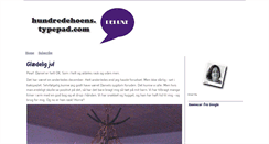 Desktop Screenshot of hundredehoens.typepad.com