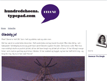 Tablet Screenshot of hundredehoens.typepad.com