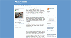 Desktop Screenshot of davidpeters.typepad.com