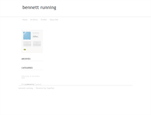 Tablet Screenshot of bennettrunning.typepad.com