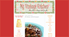 Desktop Screenshot of myvintagekitchen.typepad.com