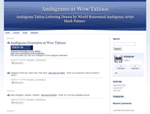 Tablet Screenshot of ambigram.typepad.com