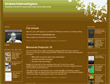 Tablet Screenshot of brokenstainedglass.typepad.com