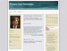 Tablet Screenshot of primarycarepathologist.typepad.com