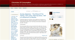 Desktop Screenshot of chroniclesofconsumption.typepad.com