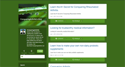 Desktop Screenshot of lastingarthritisrelief.typepad.com