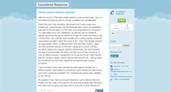 Desktop Screenshot of consideredresponse.typepad.com