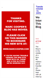 Mobile Screenshot of marccooper.typepad.com