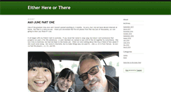 Desktop Screenshot of eitherhereorthere.typepad.com