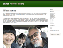 Tablet Screenshot of eitherhereorthere.typepad.com