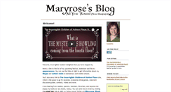 Desktop Screenshot of maryrosewood.typepad.com