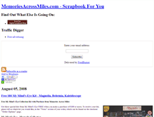 Tablet Screenshot of memoriesacrossmiles.typepad.com