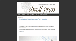 Desktop Screenshot of dwellpress.typepad.com