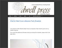Tablet Screenshot of dwellpress.typepad.com