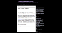 Desktop Screenshot of fatcakeproductions.typepad.com